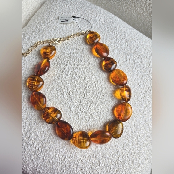 NWT! Free People, Wasted Youth Choker, Amber Tone, MSRP $48 - Picture 6 of 9